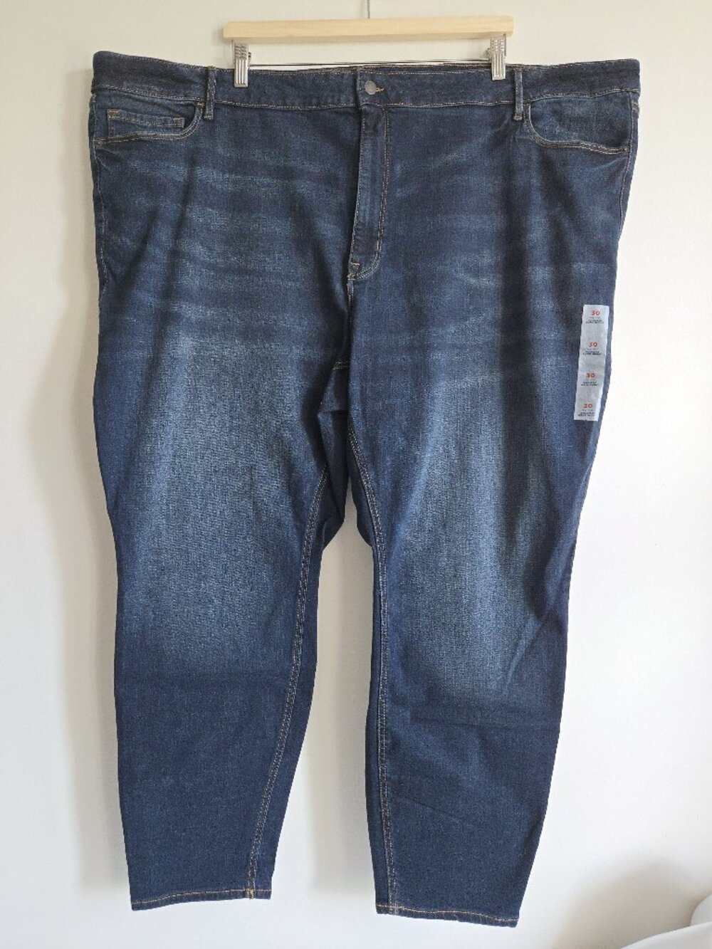 Old Navy Rockstar Dark Wash Super Skinny Jeans | Mid-Rise | Size 30 (4x)
